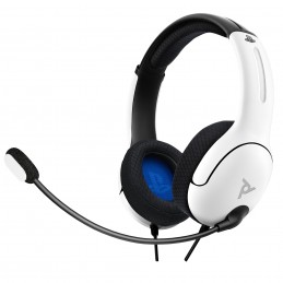 CUFFIE PDP  Stereo LVL40 per Playstation 4   PS5, WHITE