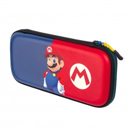 COVER PDP Slim Deluxe Travel Case  Power Pose Mario Nintendo Blu, Rosso